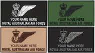 PVC RAAF 'Any' 1/2 Wing Name Patch